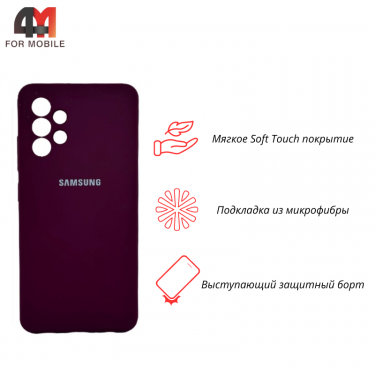 Чехол для Samsung A32 4G Silicone Case, цвет марсала