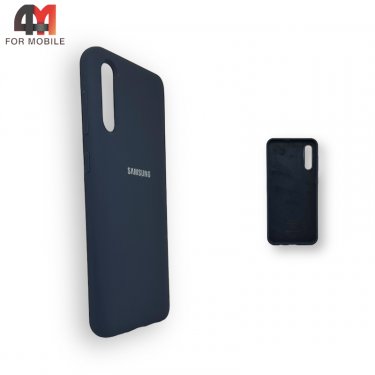 Чехол для Samsung A50/A30s/A50s Silicone Case, темно-синего цвета