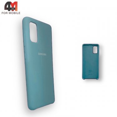 Чехол для Samsung A41 Silicone Case, ментолового цвета