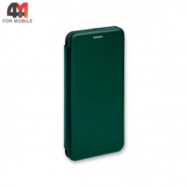 Чехол-книга для Samsung A12/M12 зеленого цвета
