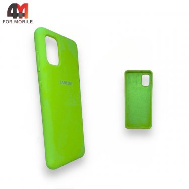 Чехол для Samsung A31 Silicone Case, салатового цвета