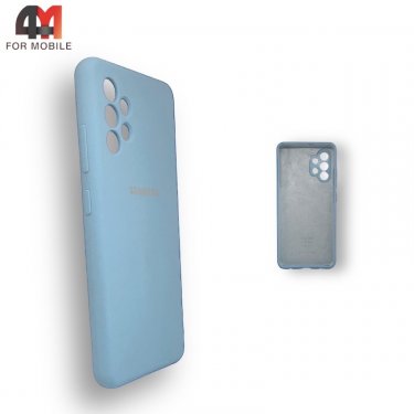 Чехол для Samsung A32 4G Silicone Case, небесного цвета