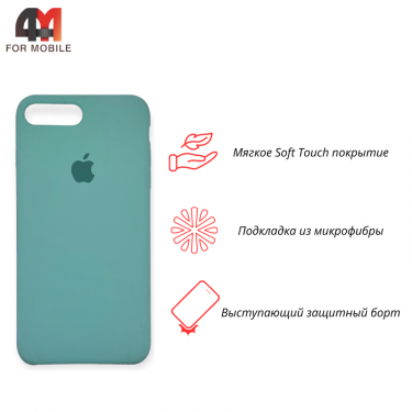 Чехол Iphone 7 Plus/8 Plus Silicone Case, 21 лазурный