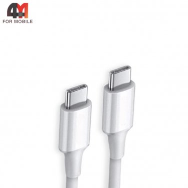 Кабель Profit QY-18, Type-C To Type-C, белый, 2M