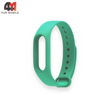 Сменный браслет для Xiaomi Mi Band 2 силиконовый, мятный