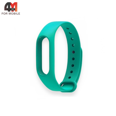 Сменный браслет для Xiaomi Mi Band 2 силиконовый, ментоловый