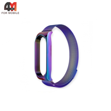 Сменный браслет Xiaomi Mi Band 5/6 миланская петля, хамелеон