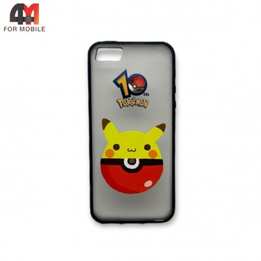 Чехол Iphone 5/5S/SE пластиковый с рисунком, Pokemon