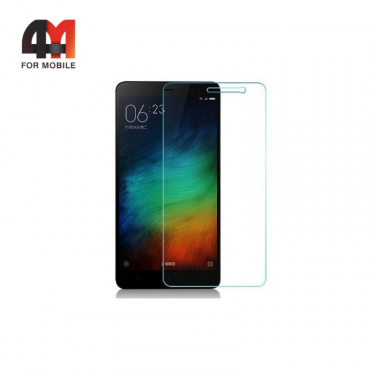 Стекло Xiaomi Redmi 3/3S/3 Pro/4A простое, глянец, прозрачный