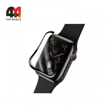 Стекло Часы Apple Watch гибкое 44mm, глянец, черный