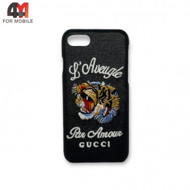 Чехол Iphone 7/8/SE 2020/SE 2022 пластиковый с рисунком, Gucci