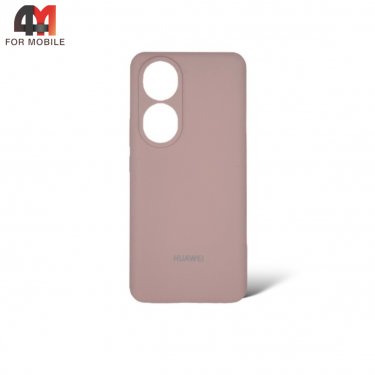 Чехол Huawei Honor 90 5G силиконовый, Silicone Case, пудрового цвета