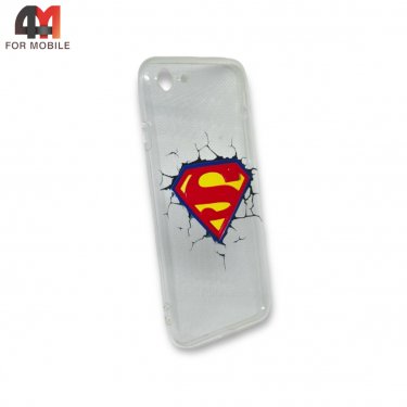 Чехол Iphone 7/8/SE 2020/SE 2022 силиконовый с рисунком Superman