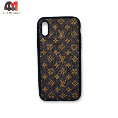 Чехол Iphone X/Xs силиконовый с рисунком, Louis Vuitton