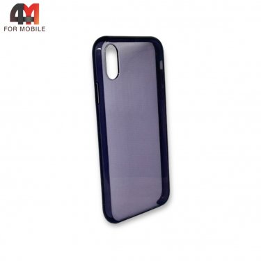 Чехол Iphone XR пластиковый, Clear Case, черного цвета