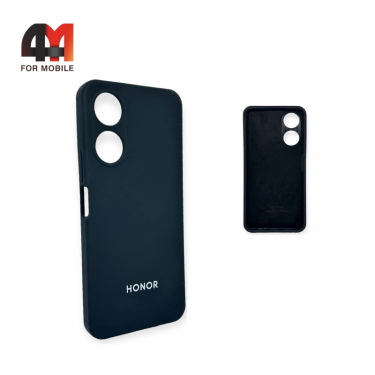 Чехол для Honor X5 Plus/X6A 5G Silicone Case, черного цвета