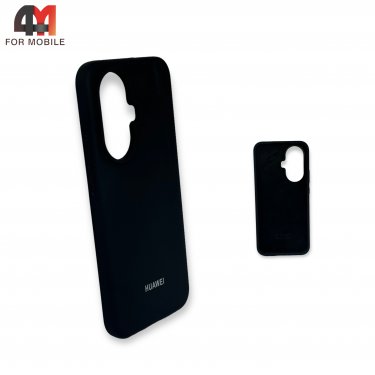 Чехол Huawei Nova 11 силиконовый, Silicone Case, черного цвета
