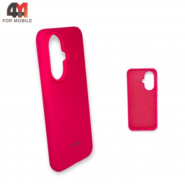 Чехол Huawei Nova 11 силиконовый, Silicone Case, ярко-розового цвета