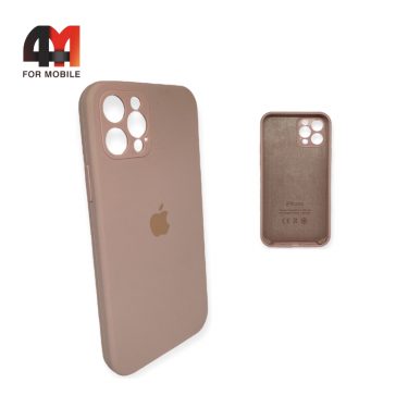 Чехол Iphone 12 Pro Silicone Case Squared, 19 пудрового цвета