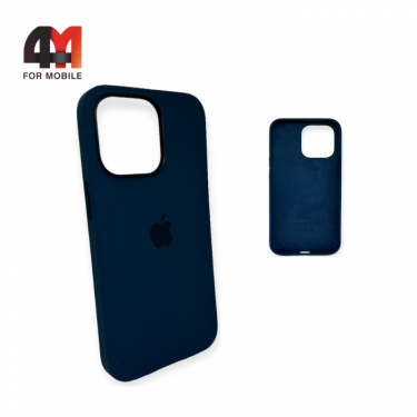 Чехол Iphone 13 Pro Silicone Case Premium, Abyss blue