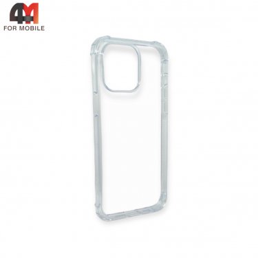 Чехол Iphone 15 пластиковый с усиленными углами, прозрачный, ipaky
