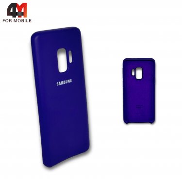 Чехол для Samsung S9 силиконовый, Silicone Case, фиолетового цвета