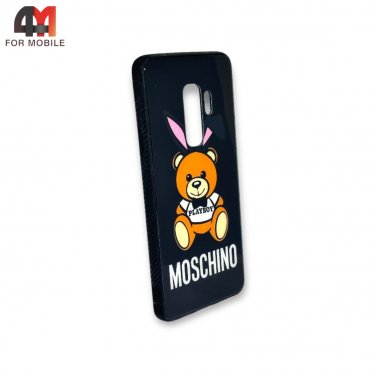 Чехол для Samsung S9 Plus пластиковый с рисунком, Moschino