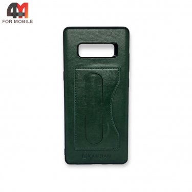 Чехол для Samsung Note 8/N950 силиконовый с подставкой, зеленого цвета, Kanjian