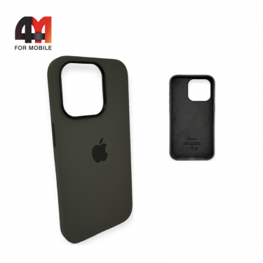 Чехол Iphone 15 Pro Max Silicone Case Premium + MagSafe, Clay