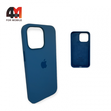 Чехол Iphone 13 Pro Silicone Case Premium, Blue jay