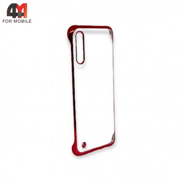 Чехол для Samsung A50/A30s/A50s пластиковый с красным ободком, Case