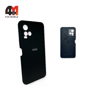 Чехол Vivo Y21/Y21s/Y33s Silicone Case, черного цвета