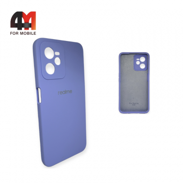 Чехол Realme C35 Silicone Case, лавандового цвета