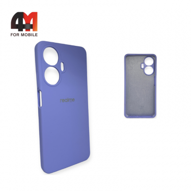 Чехол Realme C55 Silicone Case, лавандового цвета