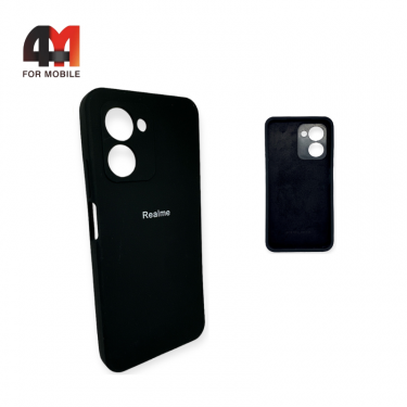 Чехол Realme C33 Silicone Case, черного цвета