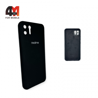 Чехол Realme C11 2020 Silicone Case, черного цвета