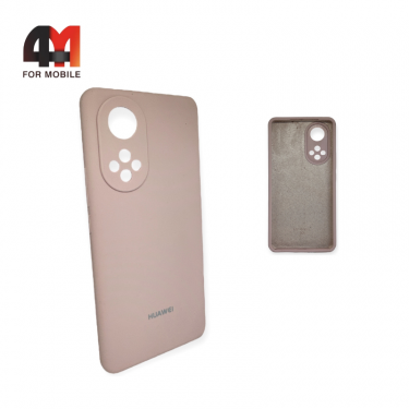 Чехол для Huawei Honor 50/Nova 9 Silicone Case, пудрового цвета