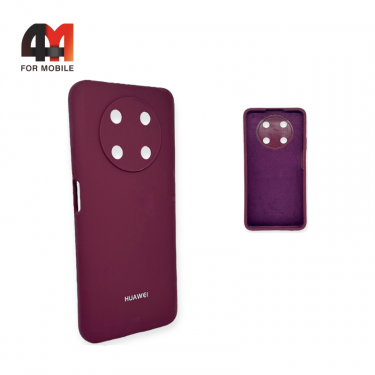 Чехол для Huawei Nova Y90 Silicone Case, цвет марсала