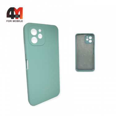 Чехол для Huawei Nova Y61 Silicone Case, ментолового цвета