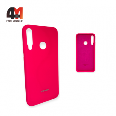 Чехол Huawei P40 Lite E/Y7P/Honor 9C Silicone Case, ярко-розового цвета