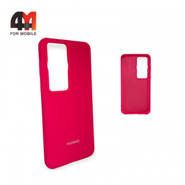 Чехол для Huawei P60/P60 Pro Silicone Case, ярко-розового цвета