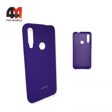 Чехол для Huawei P Smart Z/Honor 9X/Y9 Prime 2019 Silicone Case, фиолетового цвета