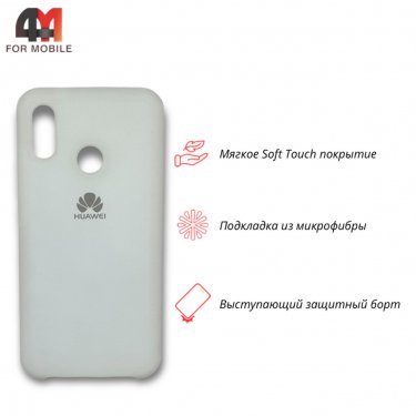 Чехол для Huawei P20 Lite/Nova 3E Silicone Case, белого цвета