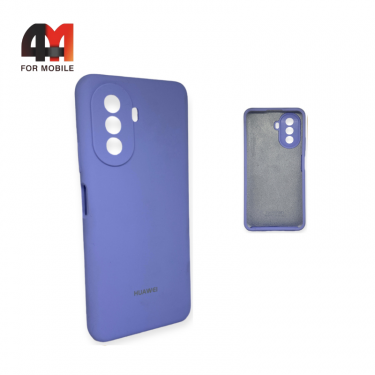 Чехол Huawei Nova Y70 Silicone Case, лавандового цвета