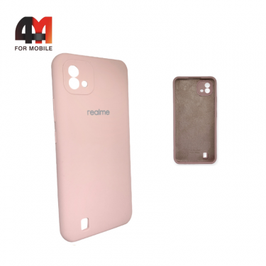 Чехол Realme C11 2021 Silicone Case, пудрового цвета