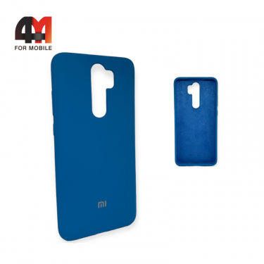 Чехол для Xiaomi Redmi Note 8 Pro Silicone Case, синего цвета