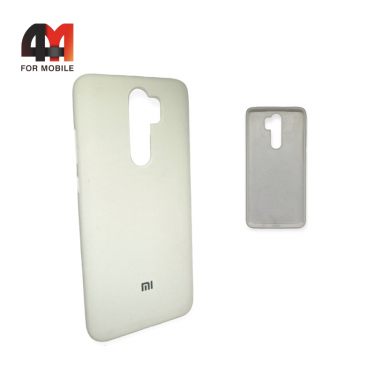 Чехол для Xiaomi Redmi Note 8 Pro Silicone Case, белого цвета