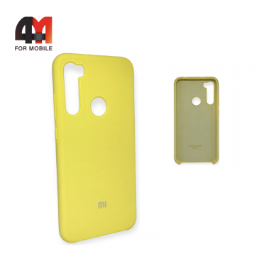 Чехол для Xiaomi Redmi Note 8 Silicone Case, желтого цвета