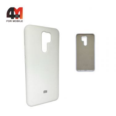 Чехол для Xiaomi Redmi 9/Poco M2 Silicone Case, белого цвета