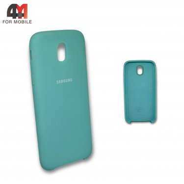 Чехол для Samsung J5 2017/J5 Pro/J530 силиконовый, Silicone Case, мятного цвета